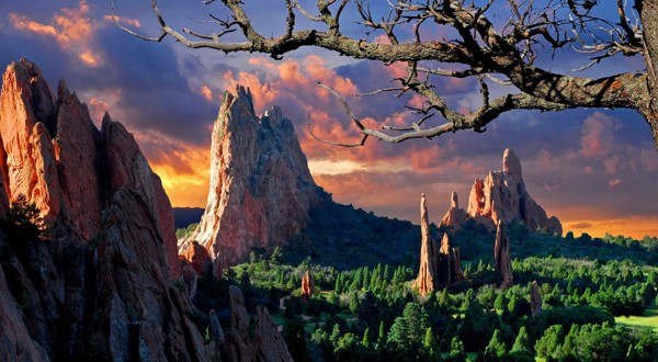 Garden of the Gods in Colorado